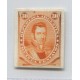 ARGENTINA 1867 GJ 42 ENSAYO EN PAPEL DELGADO ( CHINA ) DISEÑO Y COLOR ADOPTADO, RARO